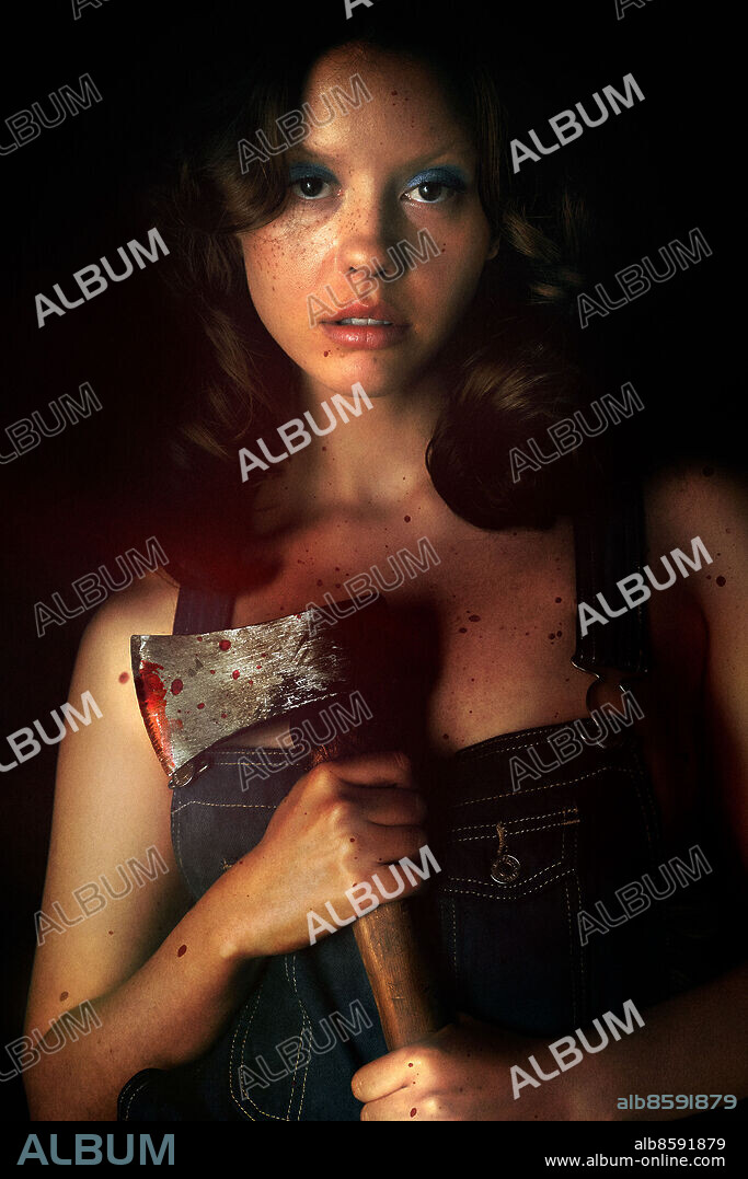 MIA GOTH en X, 2022, dirigida por TI WEST. Copyright BRON STUDIOS.