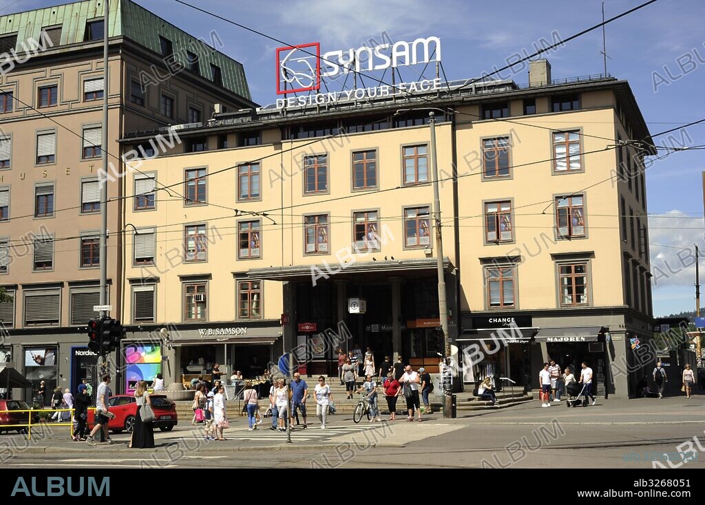 Norway. Oslo. Metro station. Majorstuen neighborhood.