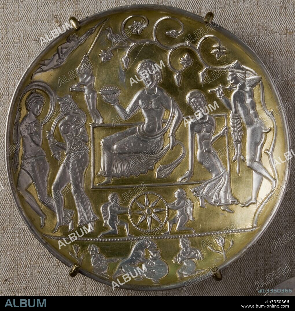 SCYTHIAN ART. Dish with a Feast of Dionysus.