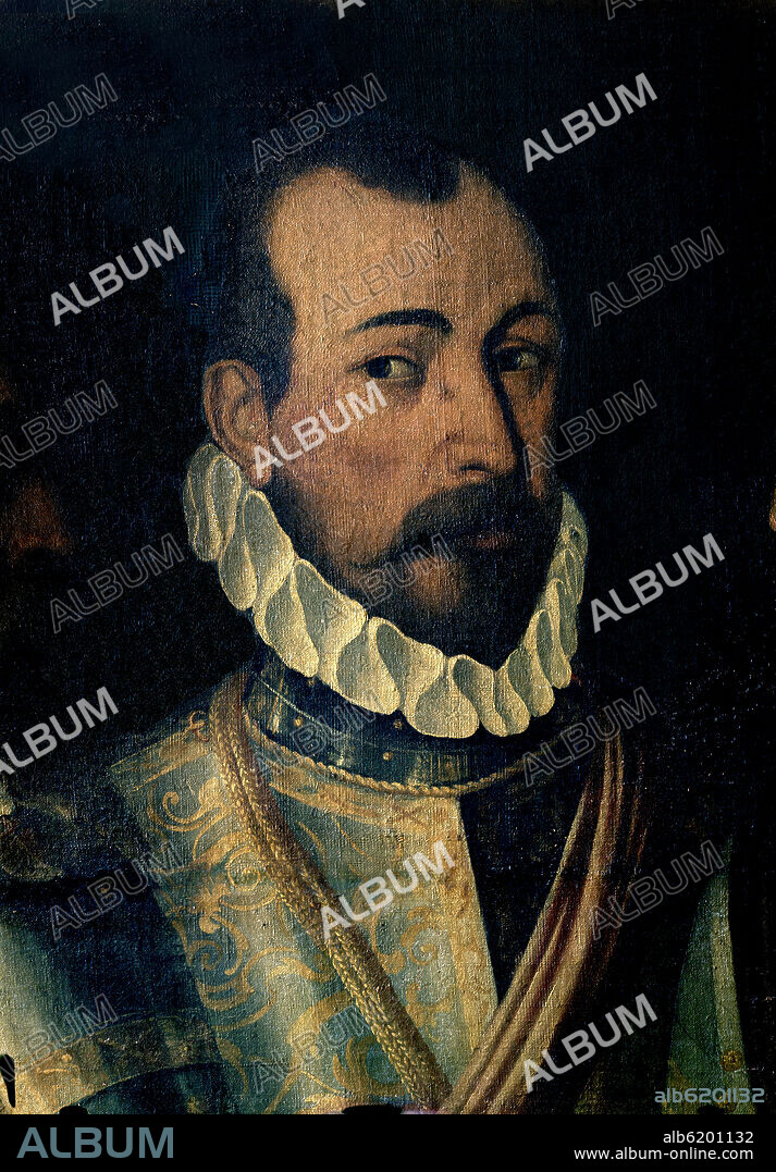 ANÓNIMO. ALVARO DE BAZAN ALMIRANTE ESPANOL (1526-1588) - SIGLO XVI.