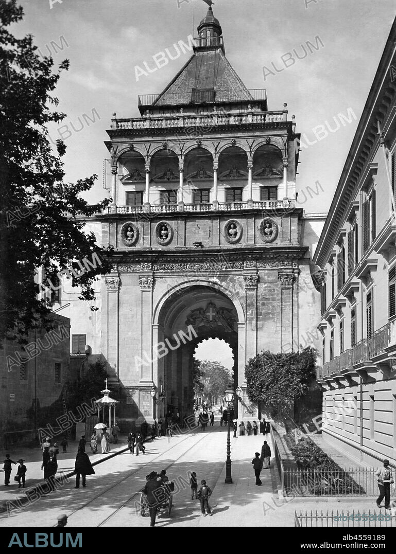 Porta nuova, palermo, sicily, italy 1910-20.