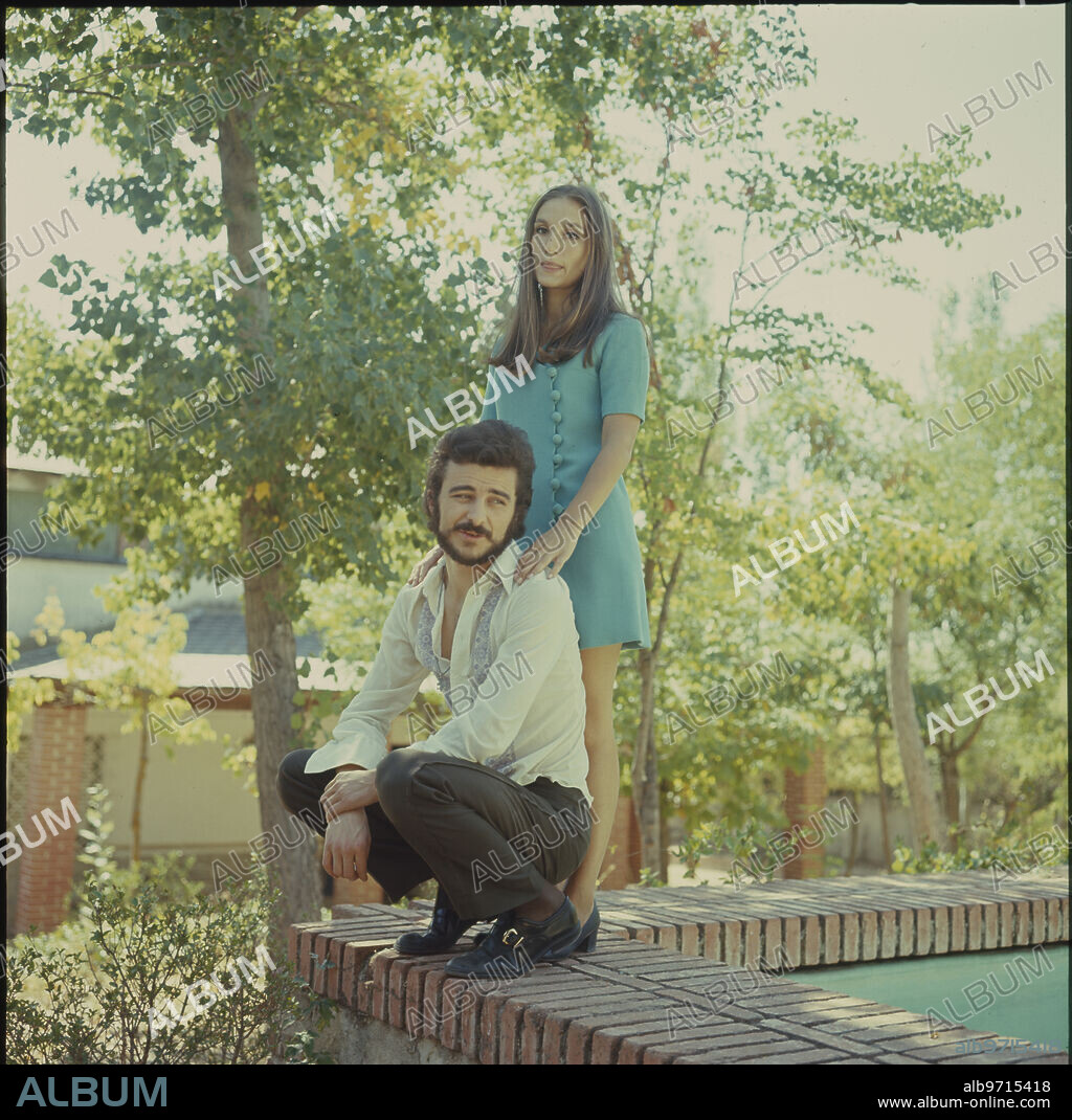 1976. Una imagen de Ana Diosdado con Juan Diego.