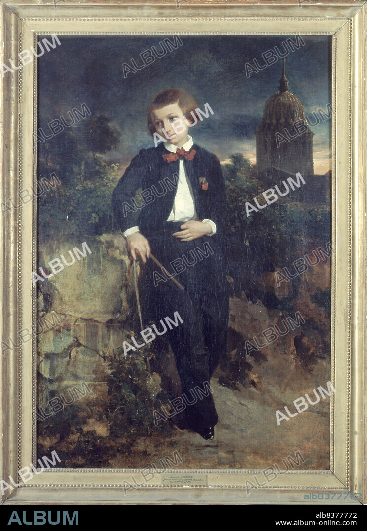ANNETTE COPPEE. Portrait of François Coppée (1842-1908), poet, at the age of nine, c1851.