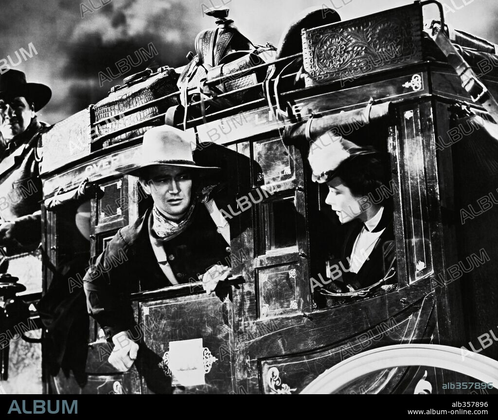 JOHN WAYNE en LA DILIGENCIA, 1939 (STAGECOACH), dirigida por JOHN FORD. Copyright UNITED ARTISTS.