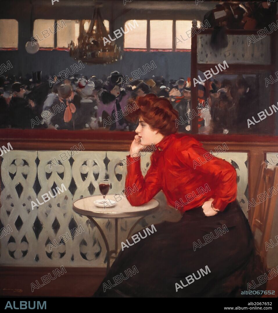 RAMON CASAS. Le Moulin de la Galette, 1901-1902. Óleo sobre tela. 143,5 x 140,5 cm.