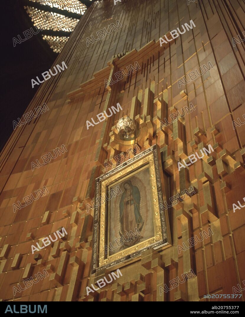 MARCOS CIPAC DE AQUINO (1517-1572) ATRIBUIDO. CUADRO DE LA VIRGEN DE GUADALUPE SE CREE QUE FUE PINTADO SUPUESTAMENTE POR UN INDIO LLAMADO MARCOS CIPAC DE AQUINO HACIA EL AÑO 1550 - F.