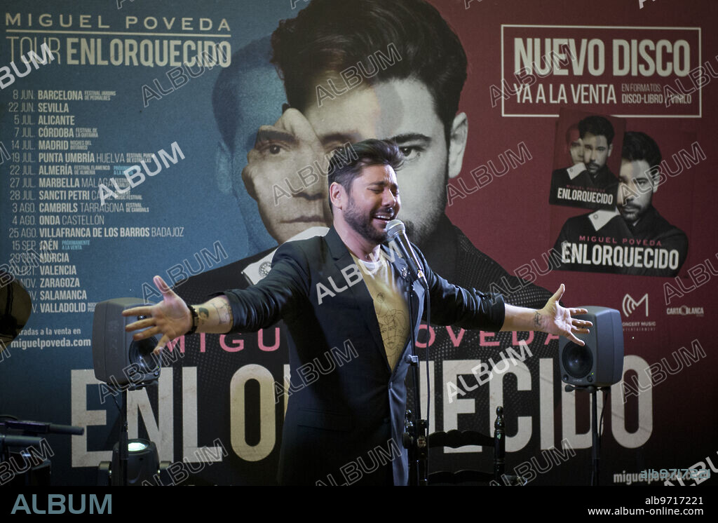 Madrid, 16/05/2018. Presentación del nuevo disco de Miguel Poveda. Foto: Maya Balanya ARCHDC.