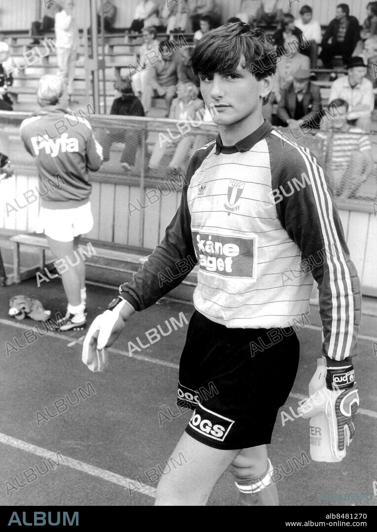Johnnie Fedel Malmö FF MFF 1984. (c) Drago Prvulovic, Arbetet / Sydsvenskan / IBL.