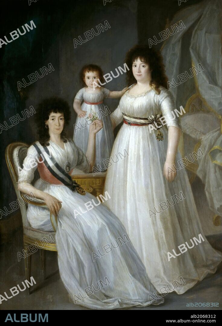 AGUSTÍN ESTEVE Y MARQUÉS. Agustín Esteve y Marqués / 'La duquesa de Osuna como Dama de la Orden de Damas Nobles de la Reina María Luisa', 1796-1797, Spanish School, Oil on canvas, 200 cm x 150 cm, P08016.