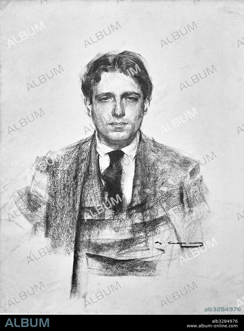 RAMÓN CASAS. Ramón Casas / 'Retrato de Eugenio D'Ors'.