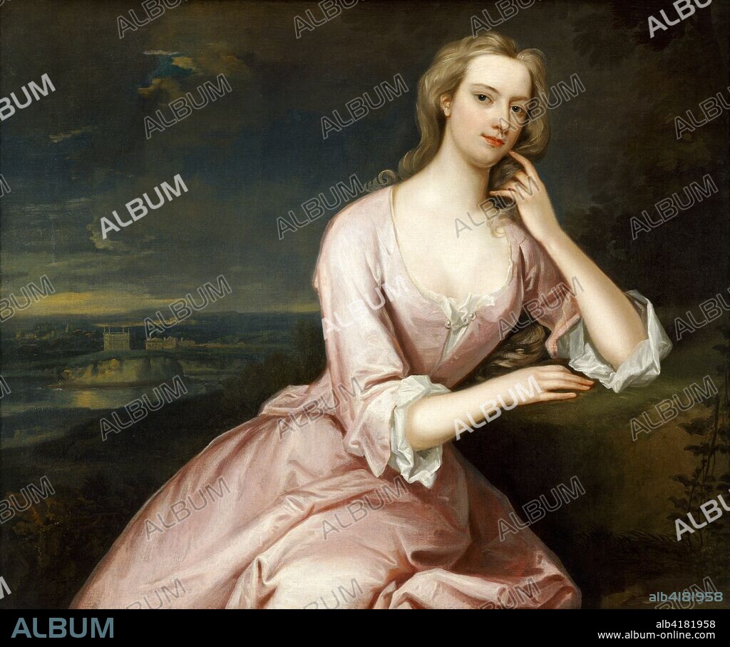 Henrietta Howard, Countess of Suffolk, c1724. Painting in Marble Hill House, Twickenham, Richmond-upon-Thames, London. The wife of Charles Howard, 9th Earl of Suffolk, Henrietta Howard (1681-1767) was a mistress of King George II.