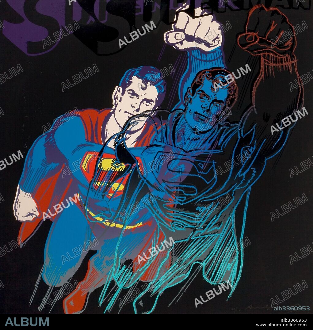 ANDY WARHOL. Superman.