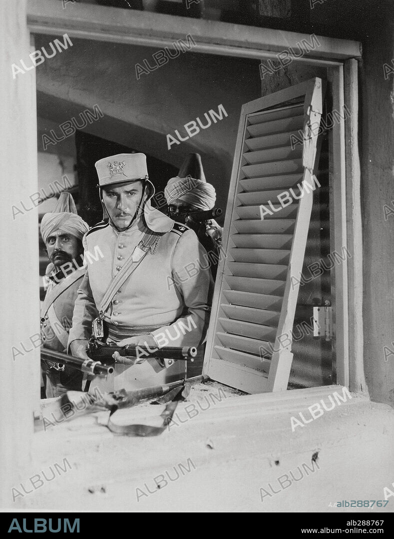 ERROL FLYNN en LA CARGA DE LA BRIGADA LIGERA, 1936 (THE CHARGE OF THE LIGHT BRIGADE), dirigida por MICHAEL CURTIZ. Copyright WARNER BROTHERS.