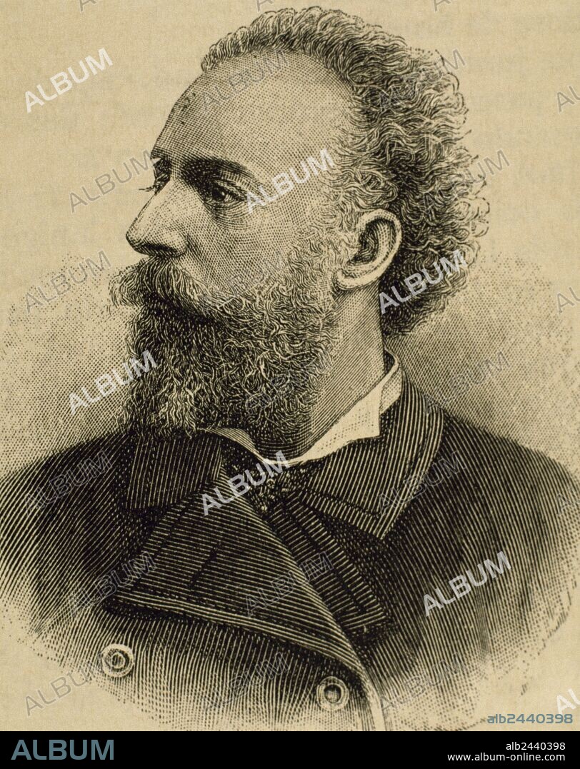Holger Drachmann (1846-1908). Danish poet and dramatist. Figure of the Modern Break-Through. Engraving. 19th century.