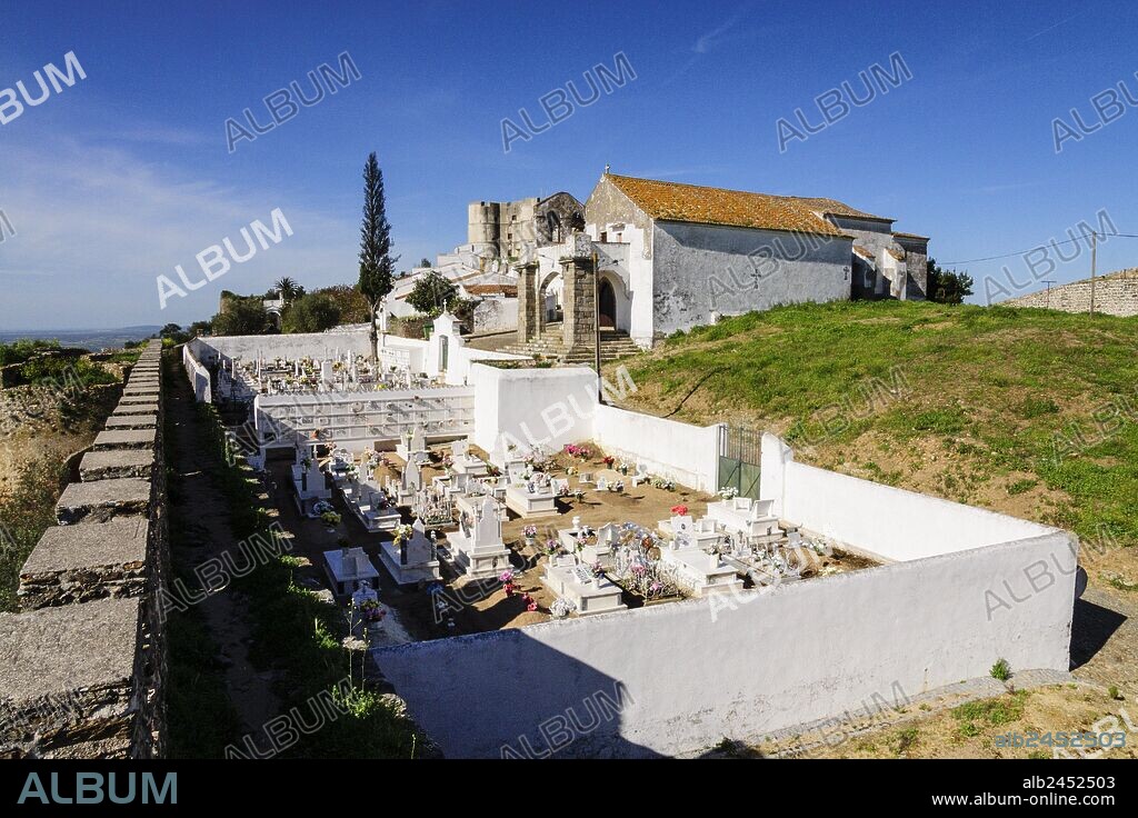 cementerio, Evoramonte ( concejo de Estremoz), Alentejo, Portugal, europa.