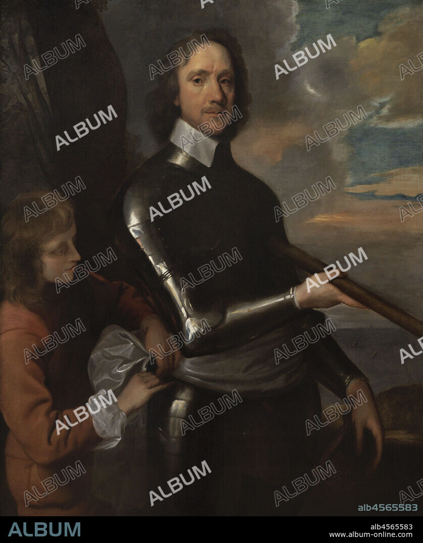 ROBERT WALKER (1599-1658). ENGLISH PAINTER.. Oliver Cromwell (1599-1658). English political leader and military. Lord Protector of Great Britain (1653-1658). Portrait by Robert Walker (d.1658). Oil on canvas (125,7 x 101,6 cm), ca. 1649. National Portrait Gallery. London, England, United Kingdom.