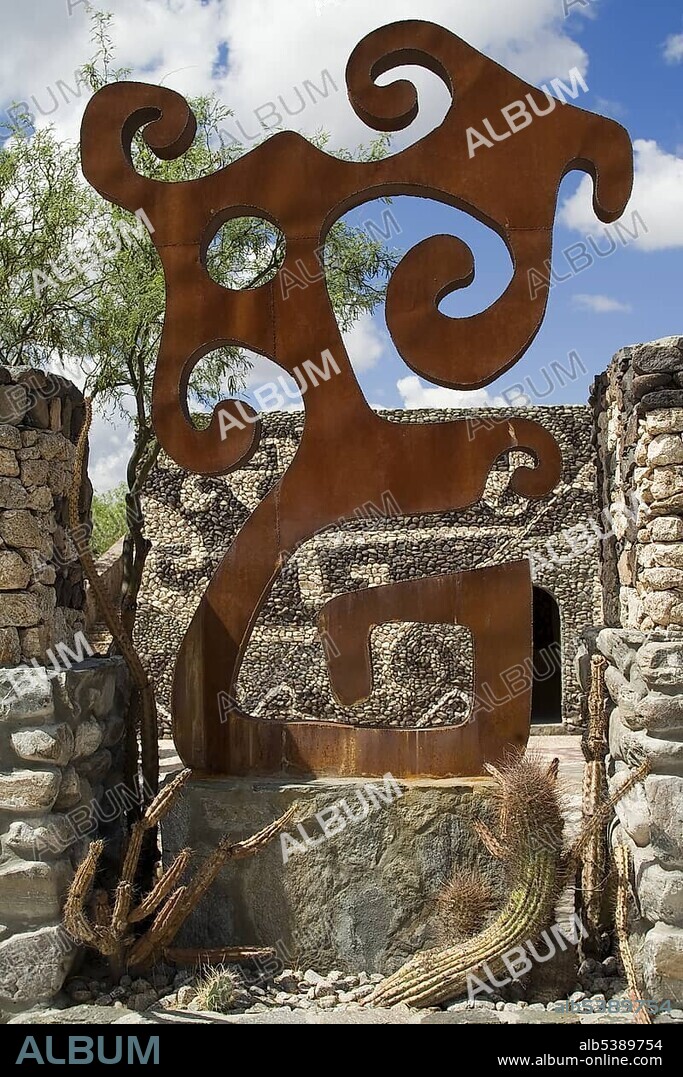 Pachamama Inca museum, creation by Hector Cruz, Amaicha, Calchaqui Valley, Tucuman Province, Argentina North West