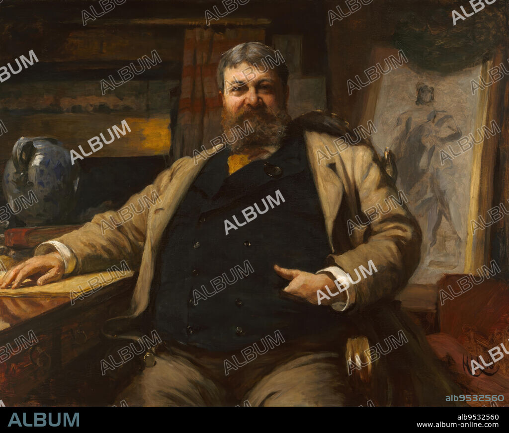 SIR HUBERT VON HERKOMER. H. H. Richardson. Date: 1886. oil on canvas.