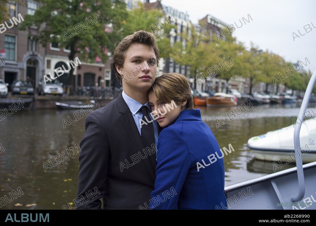 ANSEL ELGORT y SHAILENE WOODLEY en BAJO LA MISMA ESTRELLA, 2014 (THE FAULT IN OUR STARS), dirigida por JOSH BOONE. Copyright TEMPLE HILL ENTERTAINMEMT.