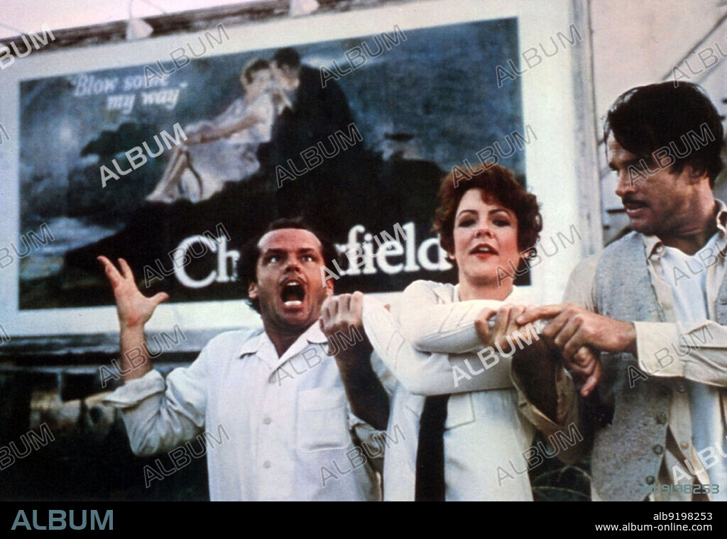 JACK NICHOLSON, STOCKARD CHANNING and WARREN BEATTY in THE FORTUNE, 1975, directed by MIKE NICHOLS. Copyright COLUMBIA PICTURES.