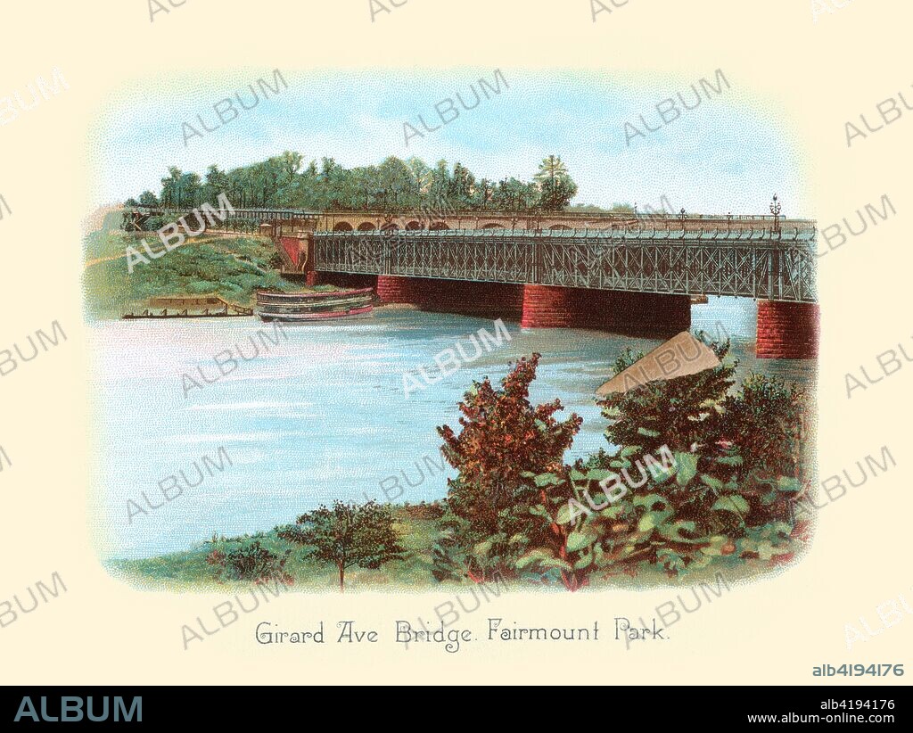 Girard Ave Bridge Fairmount Park.  The Girard Avenue Bridge is an automobile and trolley bridge in Philadelphia, Pennsylvania, that carries Girard Avenue (U.S. Route 13) over the Schuylkill River. It connects the east and west sections of Fairmount Park, and the Brewerytown neighborhood with the Philadelphia Zoo.