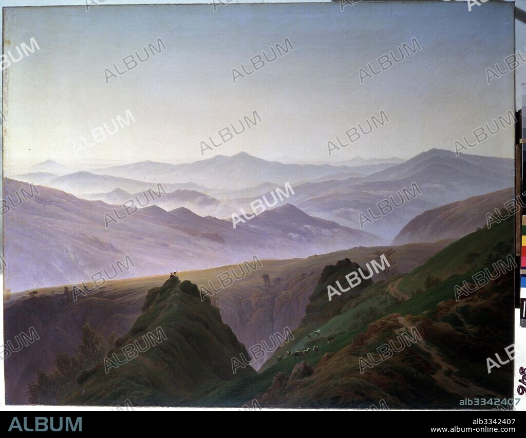 CASPAR DAVID FRIEDRICH. Morning in the Mountains.