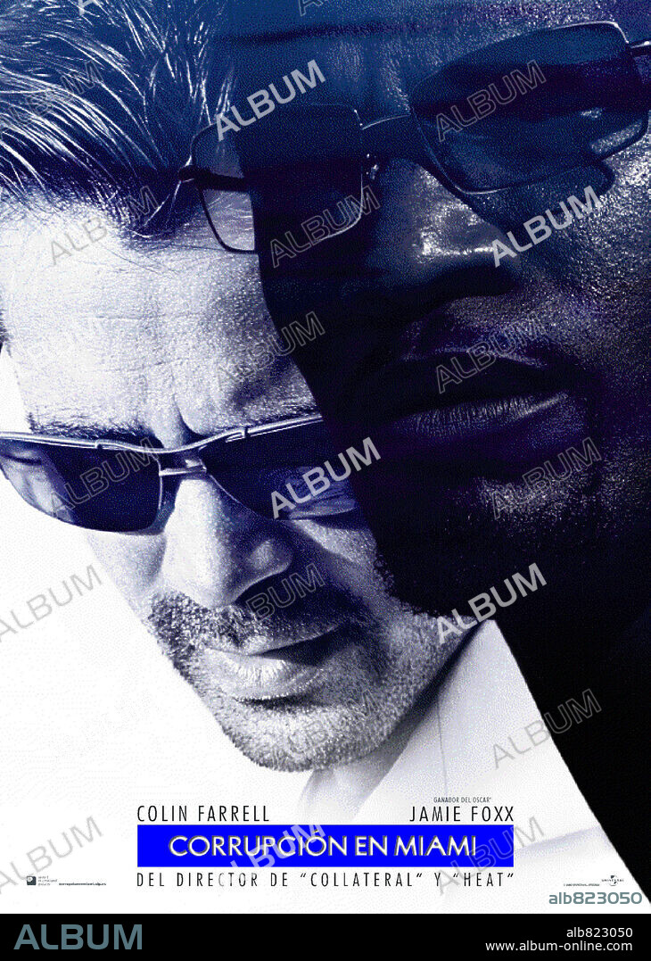 Poster de CORRUPCIÓN EN MIAMI, 2006 (MIAMI VICE), dirigida por MICHAEL MANN. Copyright UNIVERSAL PICTURES.