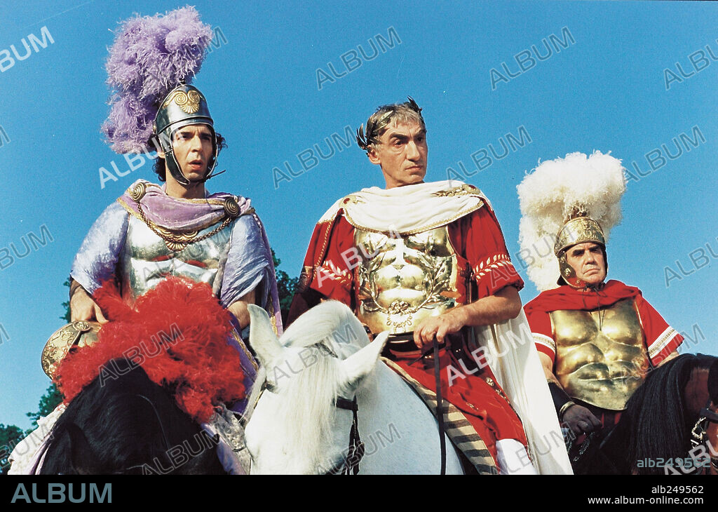 GOTTFRIED JOHN und ROBERTO BENIGNI in ASTERIX ET OBELIX CONTRE CESAR, 1999, unter der Regie von CLAUDE ZIDI. Copyright RENN PRODUCTIONS / GEORGE, ETIENNE.
