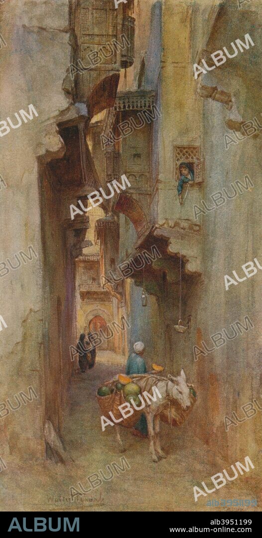 'Water Melon Seller',c1905, (1912). From An Artist in Egypt by Walter Tyndale, R.I. [Hodder & Stoughton, London, New York, Toronto, 1912].