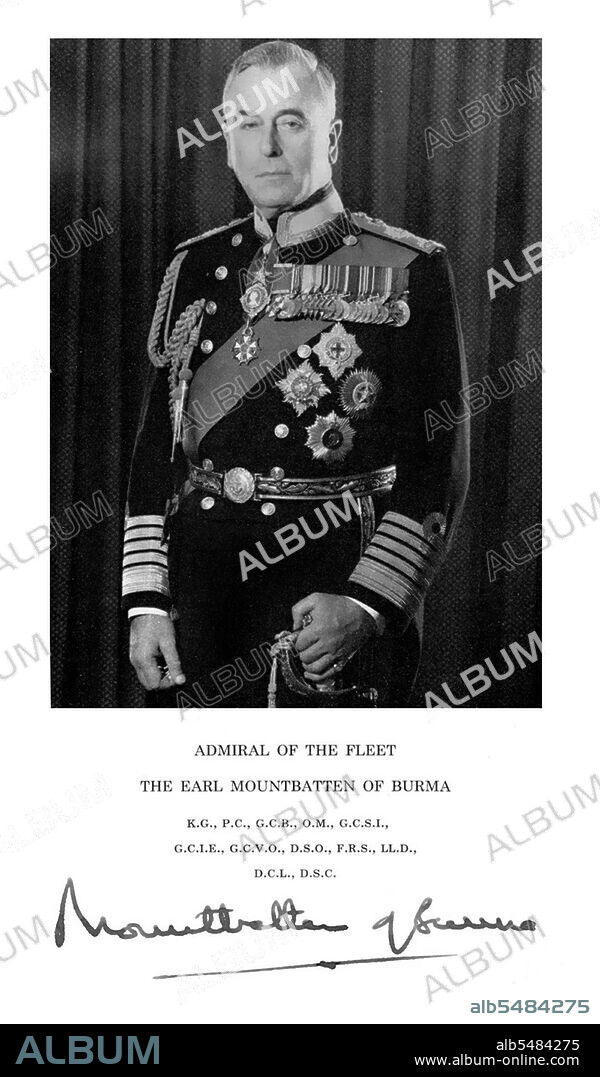 Admiral of the Fleet Louis Francis Albert Victor Nicholas George Mountbatten, 1st Earl Mountbatten of Burma, KG, GCB, OM, GCSI, GCIE, GCVO, DSO, PC, FRS (né Prince Louis of Battenberg; 25 June 1900 – 27 August 1979), was a British statesman and naval officer, and an uncle of Prince Philip, Duke of Edinburgh (the husband of Elizabeth II). He was the last Viceroy of India (1947) and the first Governor-General of the independent Union of India (1947–48), from which the modern Republic of India would emerge in 1950. From 1954 until 1959 he was the First Sea Lord, a position that had been held by his father, Prince Louis of Battenberg, some forty years earlier. In 1979 Mountbatten was assassinated by the Provisional Irish Republican Army (IRA), who planted a bomb in his fishing boat, the Shadow V, at Mullaghmore, County Sligo in the Republic of Ireland. He was one of the most influential and controversial figures in the decline of the British Empire in the mid to late 20th century.
