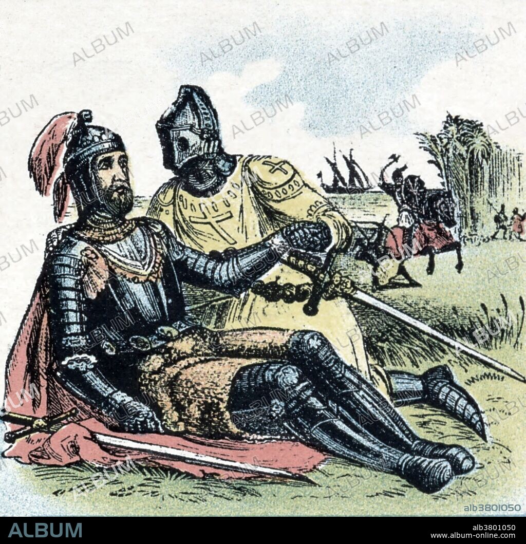 Juan Ponce de LeÃ³n (1474 - July 1521) was a Spanish explorer and conquistador. In an effort to reward Ponce de LeÃ³n for his services, King Ferdinand urged him to seek these new lands. His fleet crossed open water until April 2, 1513, when they sighted land which Ponce de LeÃ³n believed was another island. He named it La Florida in recognition of the verdant landscape and because it was the Easter season, which the Spaniards called Pascua Florida (Festival of Flowers). According to a popular legend, Ponce de LeÃ³n discovered Florida while searching for the Fountain of Youth. In 1521 he organized a colonizing expedition on two ships. The expedition landed on the southwest coast of Florida and were soon attacked by Calusa braves. Ponce de LeÃ³n was injured when, historians believe, an arrow poisoned with the sap of the Manchineel tree struck his thigh. After this attack, he and the colonists sailed to Havana, Cuba, where he soon died of the wound.
