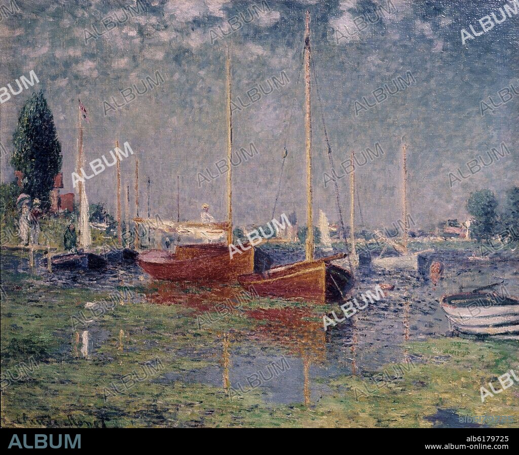 CLAUDE MONET. ARGENTEUIL - 65x56 - IMPRESIONISMO FRANCES.