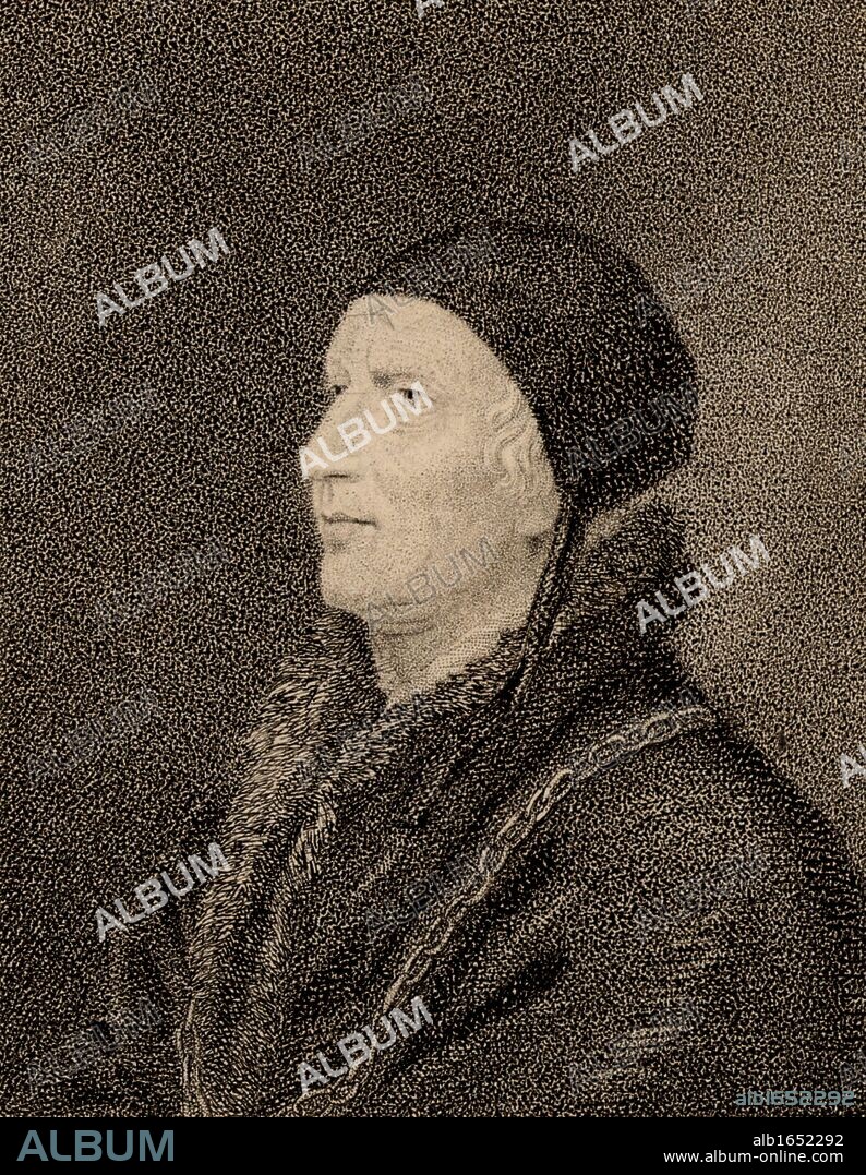 William Butts (d1545) English doctor. Physician to Henry VIII of England. Stipple engraving after the portrait by Hans Holbein the Younger. British Medicine (Photo by: Universal History Archive/UIG via Getty Images).
