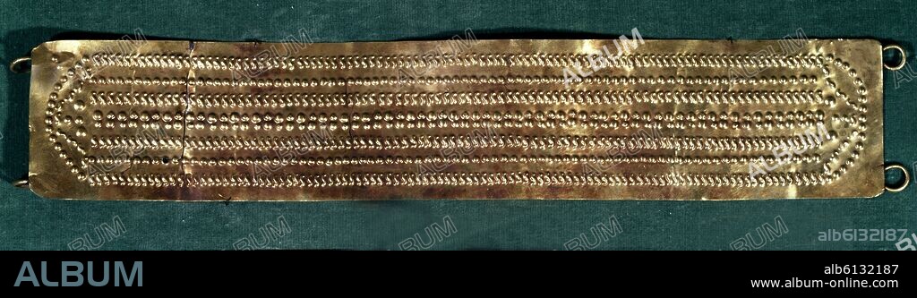 DIADEMA O CINTURON DE ORO DE CANGAS DE ONIS - CULTURA CASTREÑA - SIGLOS III - I AC.
