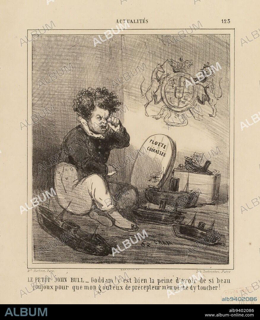 Little John Bull, Cham (Amédée Charles de Noé, known as), Draftsman-lithographer, Destouches, Pierre Louis Hippolyte, Printer-lithographer, Martinet (printer-bookseller), Publisher, Array, Print, Graphic arts, Print, Lithography, Dimensions - Work: Height: 36.2 cm, Width: 27.7 cm.