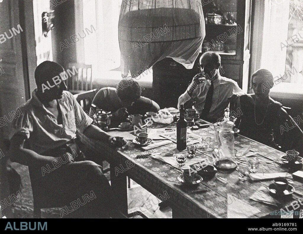ALEXANDER MIKHAILOVICH RODCHENKO. Morning in the apartment of Vladimir Mayakovsky and Brik.