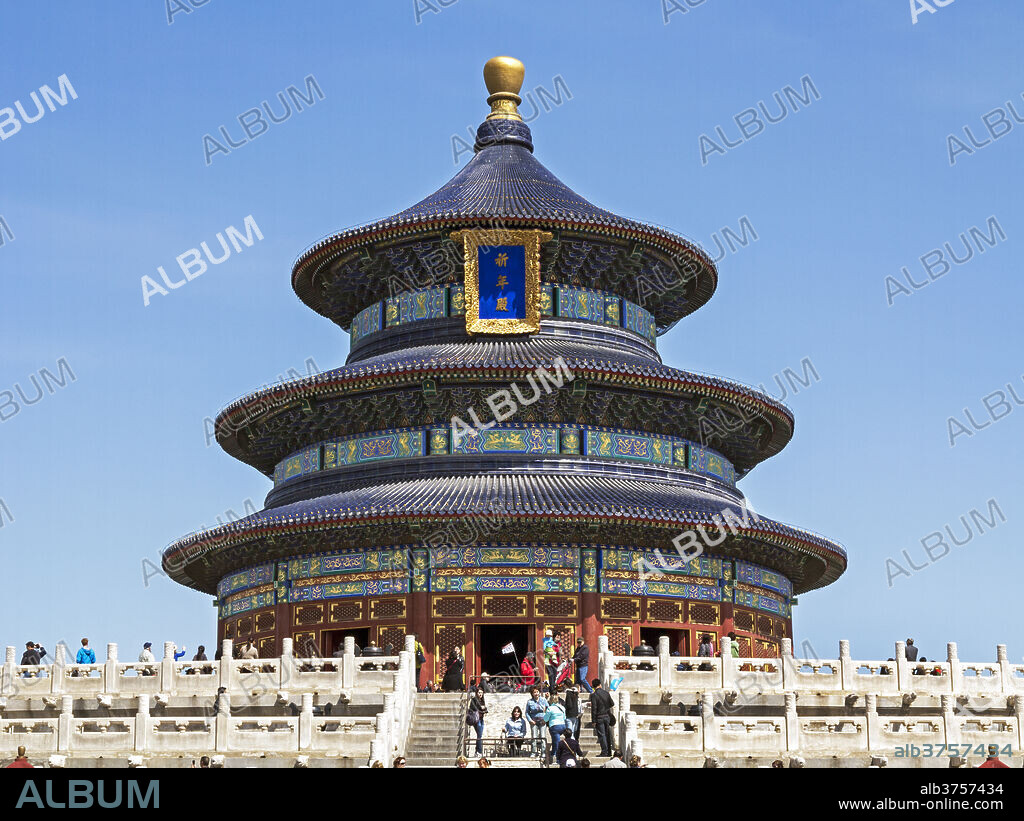 Hall of Prayer for Good Harvests, Temple of Heaven (Tian Tan), UNESCO World Heritage Site, Beijing, China, Asia.