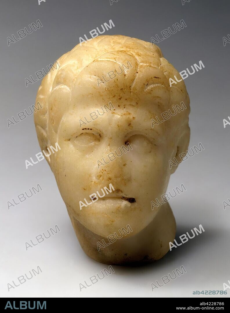 'Head of Alexander the Great (fragment of a statuette)'. Asia Minor