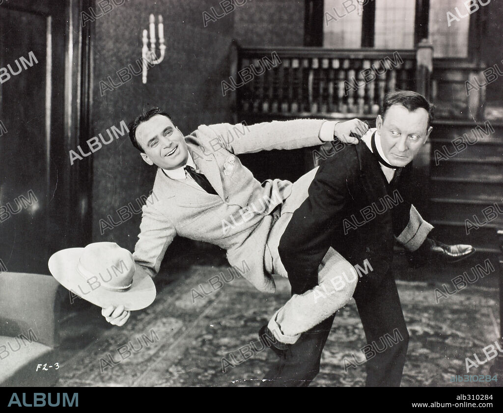 DOUGLAS FAIRBANKS in WILD AND WOOLLY, 1917, directed by JOHN EMERSON. Copyright FAMOUS PLAYERS-LASKY FILM CORPORATION.