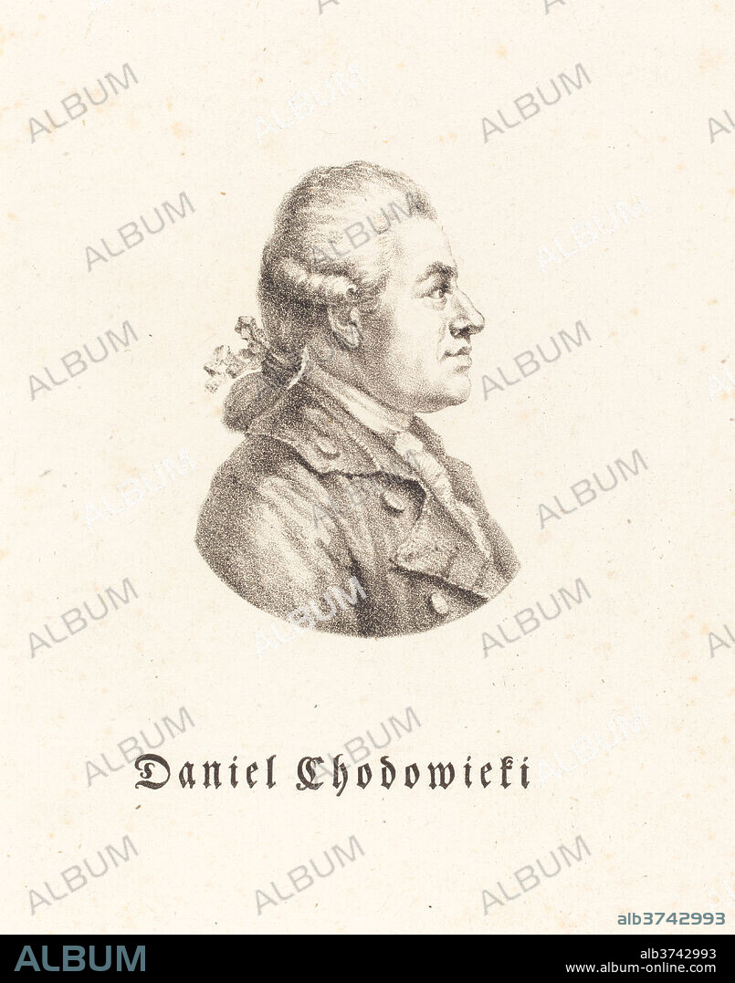 MAXIMILIAN FRANCK AFTER ADRIAN ZINGG. Daniel Chodowiecki. Dated: c. 1815. Medium: lithograph.