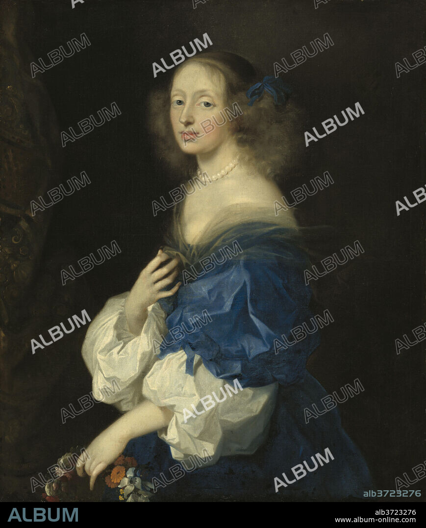 SEBASTIEN BOURDON. Countess Ebba Sparre. Dated: 1652/1653. Dimensions: overall: 106.1 x 90.2 cm (41 3/4 x 35 1/2 in.)  framed: 139.7 x 123.2 x 12.7 cm (55 x 48 1/2 x 5 in.). Medium: oil on canvas.