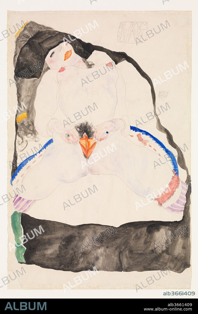 Observed in a Dream. Artist: Egon Schiele (Austrian, Tulln 1890-1918 Vienna). Dimensions: 18 7/8 x 12 5/8 in. (47.9 x 32.1 cm). Date: 1911.