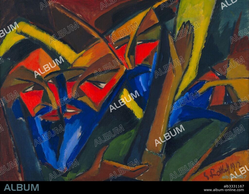 KARL SCHMIDT-ROTTLUFF. Pharisees.