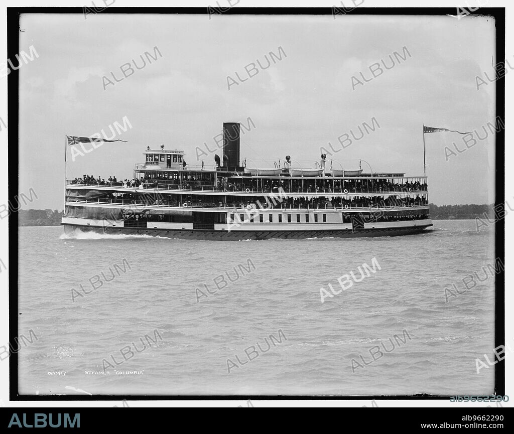 Steamer Columbia, c1908.