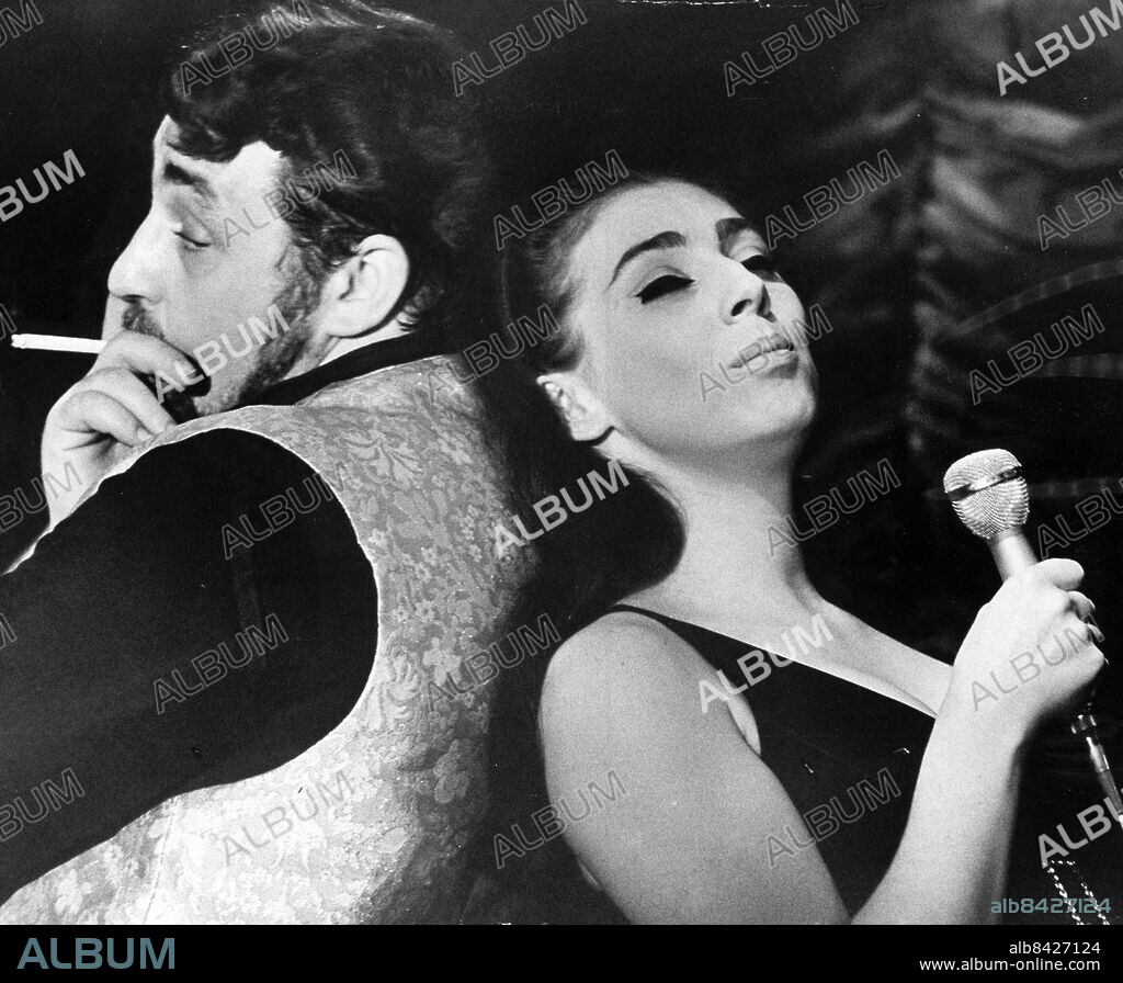 STOCKHOLM 1968-03-08. Cornelis Vreeswijk och Moniqa Sunnerberg på. Hamburger Börs. Foto: Jacob Forsell / Expressen / TT / Kod 14. ** AFTONBLADET OUT **.