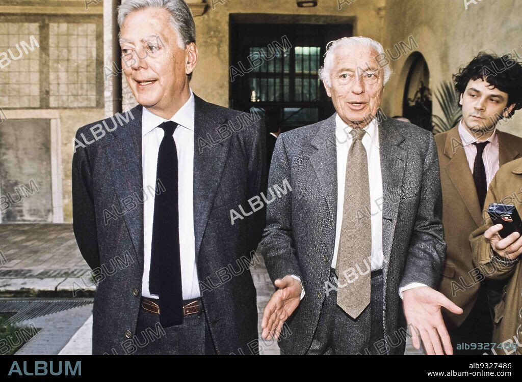 Gianni Agnelli With Umberto Agnelli.