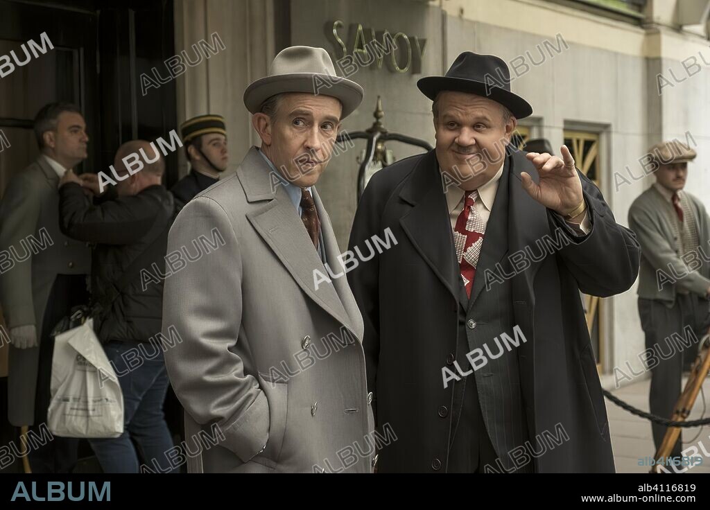 JOHN C. REILLY y STEVE COOGAN en EL GORDO Y EL FLACO, 2018 (STAN & OLLIE), dirigida por JON S. BAIRD. Copyright ENTERTAINMENT ONE/BBC FILMS/FABLE PICTURES. RELEASE DATE: January 19, 2019 TITLE: Stan & Ollie STUDIO: Sony Pictures Classics DIRECTOR: Jon S. Baird PLOT: Laurel and Hardy, the world's most famous comedy duo, attempt to reignite their film careers as they embark on what becomes their swan song - a grueling theatre tour of post-war Britain. STARRING: JOHN C. REILLY as Oliver Hardy, STEVE COOGAN as Stan Laurel. (Credit Image: © Sony Pictures/Entertainment Pictures/ZUMAPRESS.com).