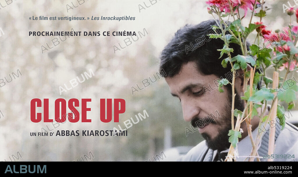 Poster of CLOSE UP, 1990 (NEMA-YE NAZDIK), directed by ABBAS KIAROSTAMI. Copyright Kanun parvaresh fekri.