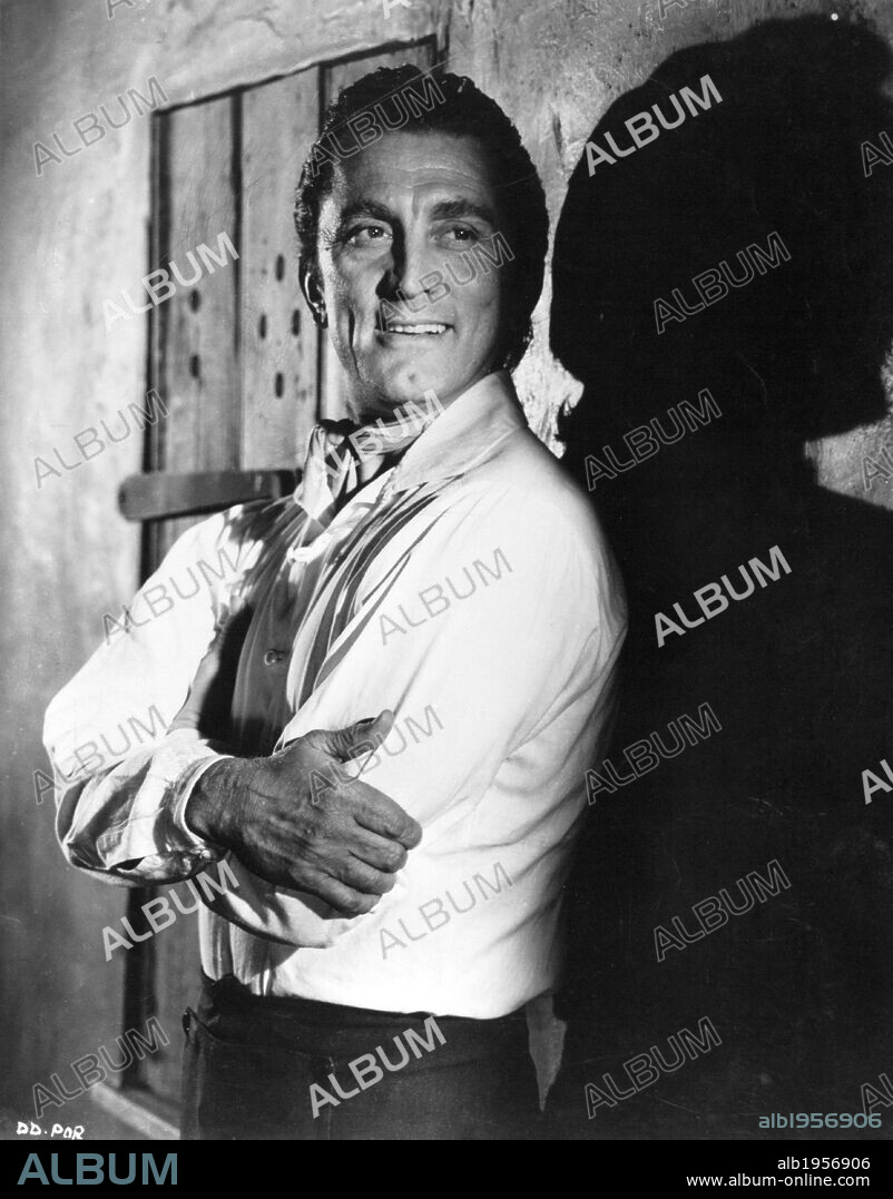 KIRK DOUGLAS in THE DEVIL'S DISCIPLE, 1959, directed by GUY HAMILTON. Copyright BRYNA/HILL-HECHT-LANC/UNITED ARITSTS.