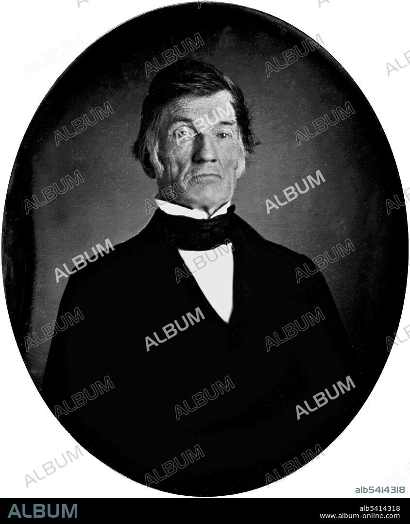 Eliphalet Remington (October 28, 1793 - August 12, 1861) was an American inventor and engineer. He worked as a blacksmith, and at 23 he hand-made a flintlock rifle using a firing mechanism bought from a gunsmith, but constructing the barrel himself. The rifle received such a response that Remington decided to manufacture it in quantity. In 1840, he formed the firm of E. Remington and Sons. The company continued to grow and to develop its product and gradually began the manufacture of other sporting goods, such as bicycles. No photographer credited, 1845.